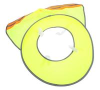 ABOOFAN Hard Hat Sun Shade Full Brim with Mesh for Construction Workers, Yellow Protective Cooling Sun Visor, Easy to Install Safety Hat Cover for Outdoor Use