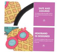 ABOOFAN Hawaiian Pineapple Headband Lightweight Party Hairband for Luau Beach Pool Parties Non-slip Hair Hoop for Women and Summer Costume Accessory