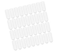 ABOOFAN Headband Rubber End Caps 200Pcs Non-Slip Rubber Covers 3.5Mm Inner Diameter for DIY Hairband Making Foot Guard Caps for Hobbyists