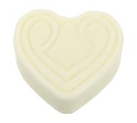 ABOOFAN Heart Shaped Hyaluronic Acid Handmade Soap Bar Small Moisturizing Natural Facial Care Bar for Sensitive Skin Light Green Organic Soap Slice