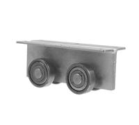 ABOOFAN Heavy Duty Stainless Steel Sliding Door Roller Wheel Galvanized Metal Tandem Pulley for Patio Screen Closet Doors Silent Window Pulley Replacement Sliding Track Hardware