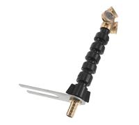 ABOOFAN Heavy Duty Truck Water Spray Nozzle, 3-way Adjustable Brass Spray Head with 360° Universal Joint Tube for Dust Suppression and Brake Cooling, Industrial Truck Sprinkler Replacement