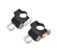 ABOOFAN Helmet Lock Hook Heavy Duty Theft Cycle Lock for Motorcycles Electric Bikes and Scooters Compact and Portable Design High Strength Security for Helmets and Belongings