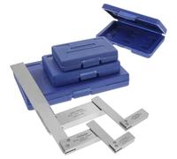 ABOOFAN High-precision Machinist Square Set 2, 3, 4 and 6 Inch Stainless Steel Engineer Woodworking Ruler L-shaped 90 Degree Robust Right Angle Ruler for Mechanical Engineers