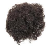 ABOOFAN Human Hair African Drawstring Ponytail Extension with Short Curly Fluffy Curls for Black Women Afro Puff Bun Hairpiece Suitable for Daily and Party Use