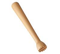 ABOOFAN Ice Muddler Swizzle Sticks 9.82X1.38X1.38Inch Beech Practical Cocktail Mixer Professional Stick Easy to Clean for Home Cocktail Making