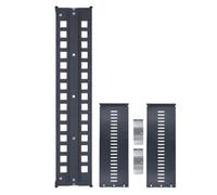 ABOOFAN Inch Din Rail Mounting Bracket for 2u Server Rack, Aluminum Alloy Adjustable Depth 1-8 Inches, Supports 17.6 Lbs, Space Efficient Design for Network Ethernet Switch and Power