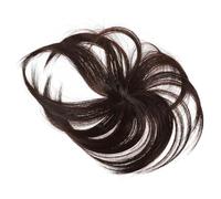 ABOOFAN Invisible Clip Hair Bangs Replacement Piece Lightweight Breathable Mesh Design Straight Synthetic Hair Fringe for Women Style Compatible with All Face Shapes