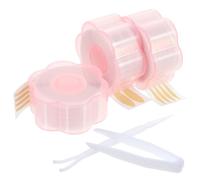 ABOOFAN Invisible Double Eyelid Tape Stickers Includes Fork and Tweezers Accessories 3 Rolls with Lace Material, Self-Adhesive Eye Lift Strips for Salon and Home Use