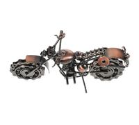 ABOOFAN Iron Art Motorcycle Model for Home Bedroom Vintage Decor Brown