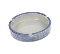 ABOOFAN Japanese Ceramic Ashtray with Underglaze Retro Design Stable Groove Ash Holder for Home Decorative and Practical Smoke Ash Container Elegant Vintage Style Smokers