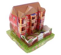 ABOOFAN Japanese Style Large Paper Villa for Ghost Festival Offerings Realistic Design for Traditional Ceremonies Spacious Structure for Ancestral Worship Funeral Supplies