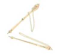 ABOOFAN Jewish Bible Reading Pointer Tools Elegant Golden Zinc Alloy 2pcs for Text Following and Marking, Synagogue Reading Aid and Jewish Holiday Present