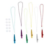 ABOOFAN Kazoo with Lanyard Small Kazoos for Musical Learning Polished Smooth Metal Instruments for Beginner Accompaniment and Music Enlightenment