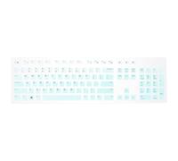 ABOOFAN Keyboard Cover Skin Silicone Protector for Kb216 Wired Keyboard Anti-Dust Protective Film for Daily Use