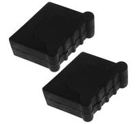 ABOOFAN Ladder Feet Covers 2Pcs Non-Slip Rubber Pads 30X70Mm Thickened Anti-Wear Ladder Stabilizer Black Protective Boots for Industrial and Domestic Applications