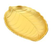 ABOOFAN Leaf Shaped Wood Tray, 30 x 22cm Decorative Fruit Bowl, Jewelry Organizer, Key Dish, Multi-functional Storage Holder Tray for Entryway, Coffee Table, Vanity Decoration