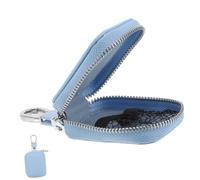 ABOOFAN Leather Case Pro Earbuds Case Cover Covers Earphones Portable Earbud Storage Bag Organizer Clip Key Chain Wallet