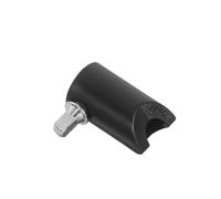 ABOOFAN Long Black Cymbal Rack Positioner for Electronic Drum Kits Anti-slip Zinc Mount with Extended Arm Precision Engineered Holder Compatible with Various Cymbals and Electronic Drum