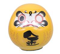 ABOOFAN Lucky Bodhidharma Ceramic Doll Japanese Ornaments for Home Sushi Bar Decoration Wish Doll Luck Decorations Decorative Miniature Porcelain Miniature