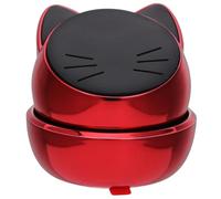 ABOOFAN Magnetic Car Phone Holder Driving Phone Stand with Anti-vibration and Anti-shake Features Red Alloy Cat Shape for Secure Vehicle Use and Hands-free Navigation
