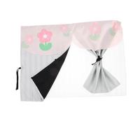 ABOOFAN Magnetic Car Window Curtain Privacy Shades for Suv Camping Sun Protection and Heat Insulation with Rear Side Floral Pattern Durable Material Easy Installation for Various Models