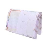 ABOOFAN Magnetic Food Planner for Fridge with 52 Pages, Weekly Meal Planning Notepad with Paper Material, Elegant Style and Magnetic Attachment for Kitchen and Refrigerator Family