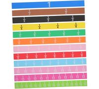 ABOOFAN Magnetic Fraction Tiles Strips for Elementary Math Learning Educational Manipulatives for Classroom Use Magnetic Fraction Demonstrator for Boys and Safe and Math Resource for Early