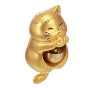 ABOOFAN Magnetic Lucky Cat Door Chime with Ingot for Shopkeepers and Home Entry Japanese Style Wind Bell Decor for Business Celebrations and Auspicious Welcome