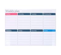 ABOOFAN Magnetic Message Board A3 Erasable Plan Whiteboard for Fridge, Soft Magnetic Schedule Sticker Memo Board for Home Kitchen Organization