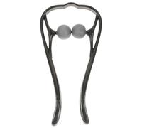 ABOOFAN Manual Neck Massaging Machine Portable with Ergonomic Handle for Waist and Feet Use at Home the Road Black Pp and TPR Handheld Cervical Massage Tool Random Color