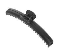 ABOOFAN Matte Large Teeth Shark Claw Clips for Women, Hair Accessories for Thin Hair, Unique Fish Bone Shape Hairpin for Styling and Updos, Black