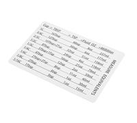 ABOOFAN Measuring Cups and Magnetic Conversion Chart for Kitchen with Polished Surface and Fridge Attachment for Household Cooking