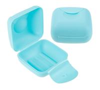 ABOOFAN Menstrual Cups Storage Box 2Pcs Lightweight Plastic Carrier High Temperature Resistance for Outdoor Travel and Intimate Hygiene