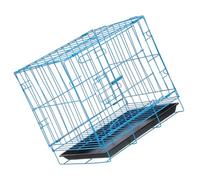 ABOOFAN Metal Cat Carrier Pet Cage Portable Stylish Iron Cage with Excellent Ventilation and Longevity for Home and Travel Use Suitable for Cats and Small Pets