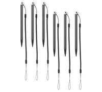 ABOOFAN Metal Resistive Stylus Pen 6Pcs with Tether for Precision Drawing Compatible with Phones and Tablets Suitable for Digital Art and Everyday Use