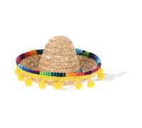 ABOOFAN Mini Mexican Sombrero Hat for Pets and Women Cute Hair Clips for Parties Handmade Fiesta Accessory for Birthdays and Celebrations Mini Party Hats