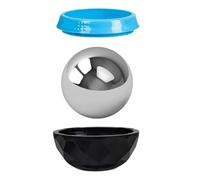 ABOOFAN Mini Stainless Steel Massage Roller for Back and Chest with Easy Operation and Cooling Skin Function, Portable Blue Handheld Massager for Muscle Relaxation and Pain Relief