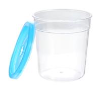 ABOOFAN Mini Turtle Tank Reptile Feeding Box Plastic Pet Container Lightweight Water Feeding Case Suitable for Jellyfish and Betta Fish Breeding Random Color