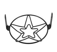 ABOOFAN Motorcycle Headlight Shield Metal round Guard Black Star Grille | Universal Fit for Lamp Fronts, Retro Styling, Debris Shielding, for Builders and Riders