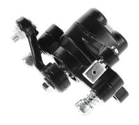 ABOOFAN Motorcycle Rear Hydraulic Disc Brake Caliper Kit with Brake Pads and Accessories for ATV 49Cc Mini Bike Left Side Black for Off-Road Riding