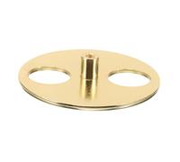 ABOOFAN Musical Box Winding Key Turntable Base 55x10mm Gold Mirror Finish DIY Music Box Accessory Winder for Craft Models and Toy Wind up Mechanisms