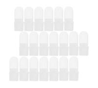 ABOOFAN Nail Polish Varnish Shield Protectors Practical Design for Nail Art 30pcs White for Protecting Wet Polish Manicure Tips Cover