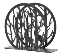 ABOOFAN Napkin Stand Holder with Modern Black Smooth Iron and Tissue Storage, Stylish Elk Tree Design for Dinner and Bar Tables