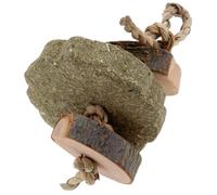 ABOOFAN Natural Wooden Chewing Ball for Small Animals and Hamsters, Bite-resistant Pet Chew Designed for Teeth Grinding and Dental Health, Suitable for Rabbits and Rodents