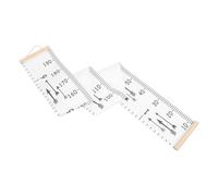 ABOOFAN Nursery Growth Height Chart 5 Pcs Decorative Wooden Cloth Wall Hanging Ruler with Printing Details and Removable Design for Baby and Kids Rooms in Seasons