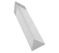 ABOOFAN Optical Glass Triangular Prism for Light Experiments and Teaching | Crystal, Polished Surfaces, Bubblefree Interior, High Transmissivity, Portable Rainbow Projection Tool
