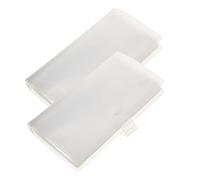 ABOOFAN Pack of 2 Ticket Booklets, Game Note Folder with Loose Sheets, Album, Travel Album for Pictures, Transparent Ticket Album, Concert Lovers Organiser, Concert Card Collector's Book, S