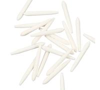 ABOOFAN Pen Points and Fiber White for 30pcs Replacement, Practical Refillable Paint Pen Tips Paint Markers Fine Point Permanent Markers for School and Art Projects