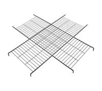 ABOOFAN PET Climbing Frame for Kennels and DIY PET Playpen, 2PCS Iron Metal Climbing Ladder, Multi-functional Tiered Cage Ladder, Stable and Safe, Smooth Surface